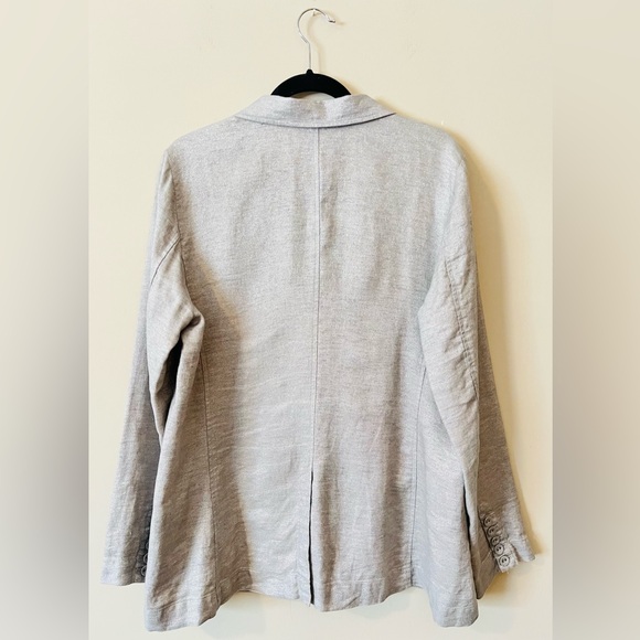 Eileen Fisher Linen Blazer Size Large - Picture 4 of 8